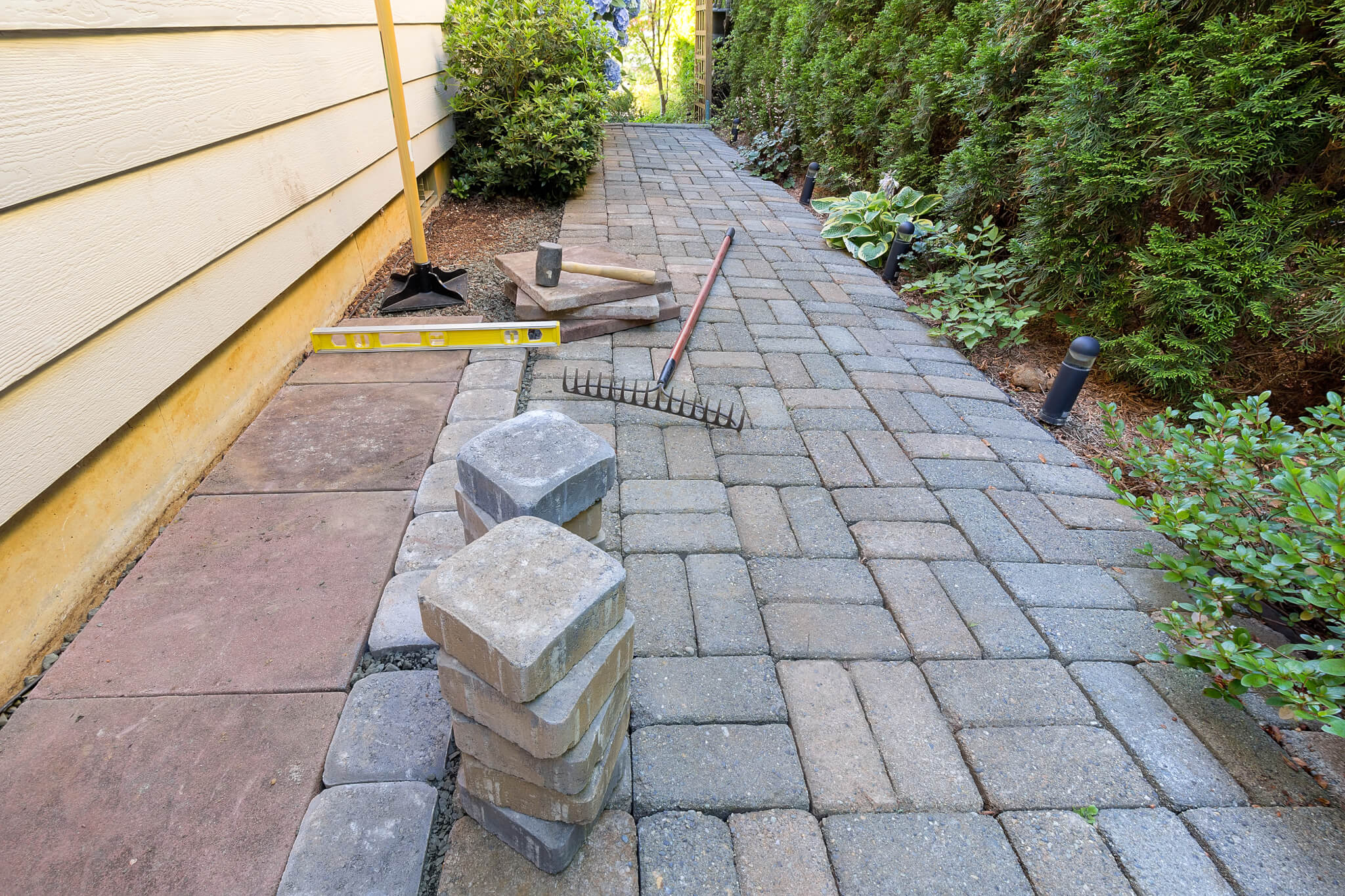 Hardscaping in Walker example 3