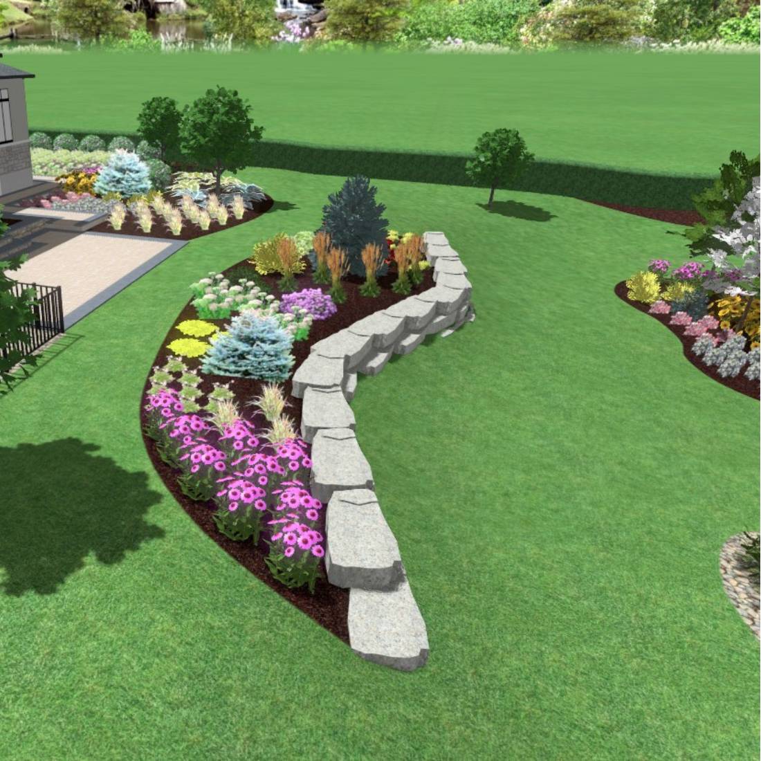 Landscape Design in Walker example 2