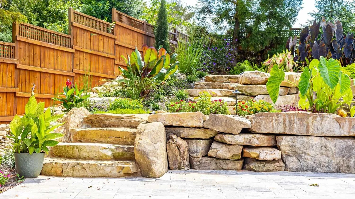 Retaining Wall Installation in Walker example 8